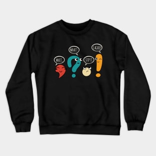 Funny Grammar Teacher Crewneck Sweatshirt